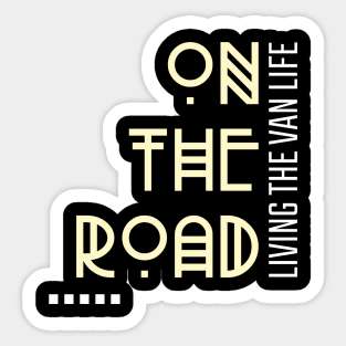 Van Life - On the Road T-Shirt Sticker